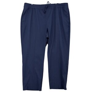 Banana Republic Tapered Fit Women XXL Polyester Rayon Navy Blue